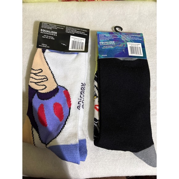Disney Villains Snow White Maleficent Crew Socks Size‎ 9-13 - Picture 4 of 6